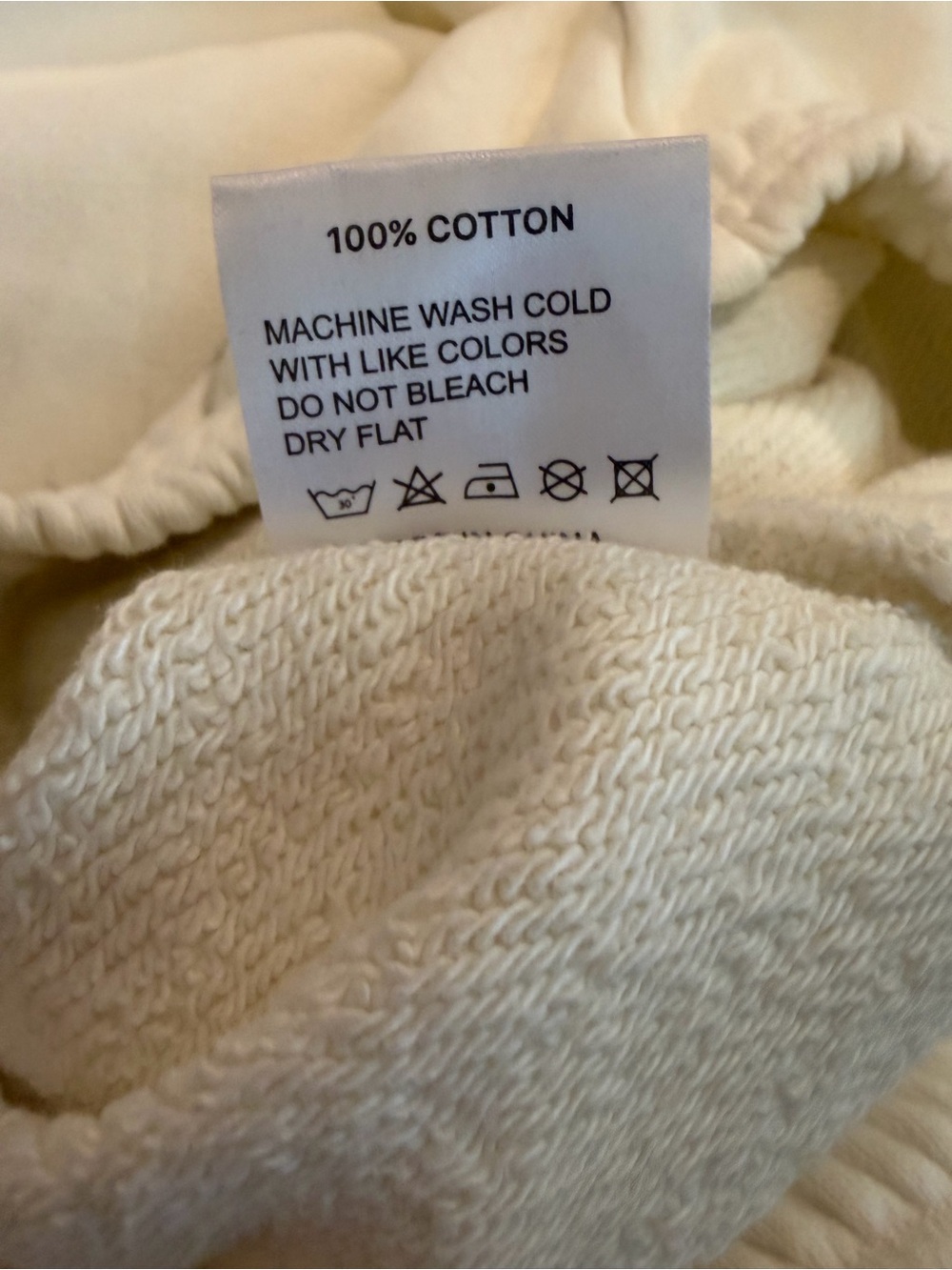 NWT: PARKE Maggie & Emma Boxer Sweatpants, Ivory, Size Small - Picture 8 of 11